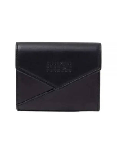 Japanese 6 Leather Card Wallet Black - MAISON MARGIELA - BALAAN 2