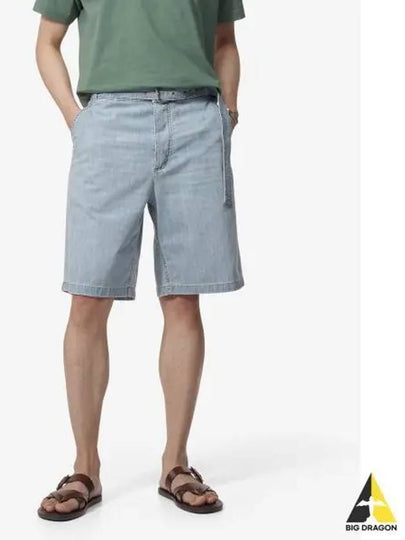 Denim Shorts Light Bleach - BOTTEGA VENETA - BALAAN 2