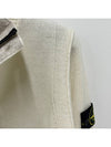 Wappen Patch Button Knit Top White - STONE ISLAND - BALAAN 7