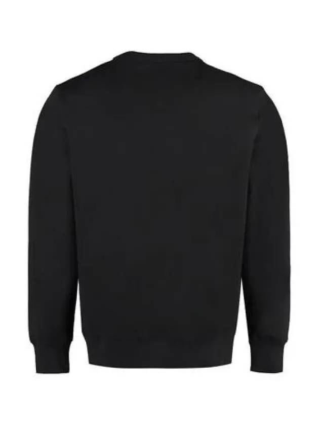 Logo Patch Cotton Sweatshirt Black - CP COMPANY - BALAAN 3