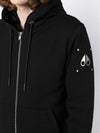 Classic Bunny Zip Up Hoodie White Lining Black - MOOSE KNUCKLES - BALAAN 5