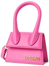 Le Chiquito Signature Mini Tote Bag Neon Pink - JACQUEMUS - BALAAN 3