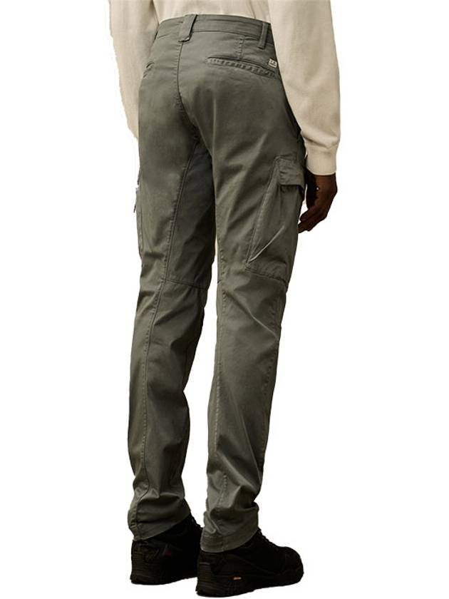 Stretch Sateen Ergonomic Cargo Pants Grey - CP COMPANY - BALAAN 5