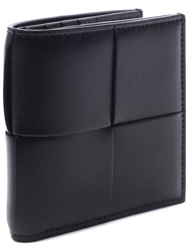 Slim Folder Half Wallet Black - BOTTEGA VENETA - BALAAN 4