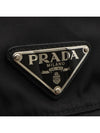 Black Nylon Silver Triangle Logo Bucket Hat Cap M 1HC137 - PRADA - BALAAN 6