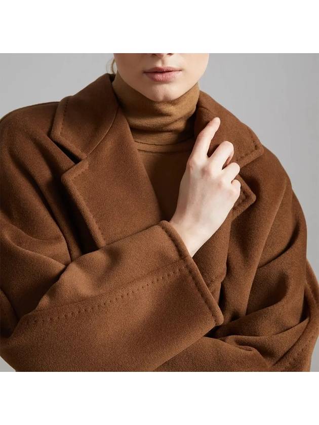 Madame Wool Cashmere Double Coat Tobacco - MAX MARA - BALAAN 3