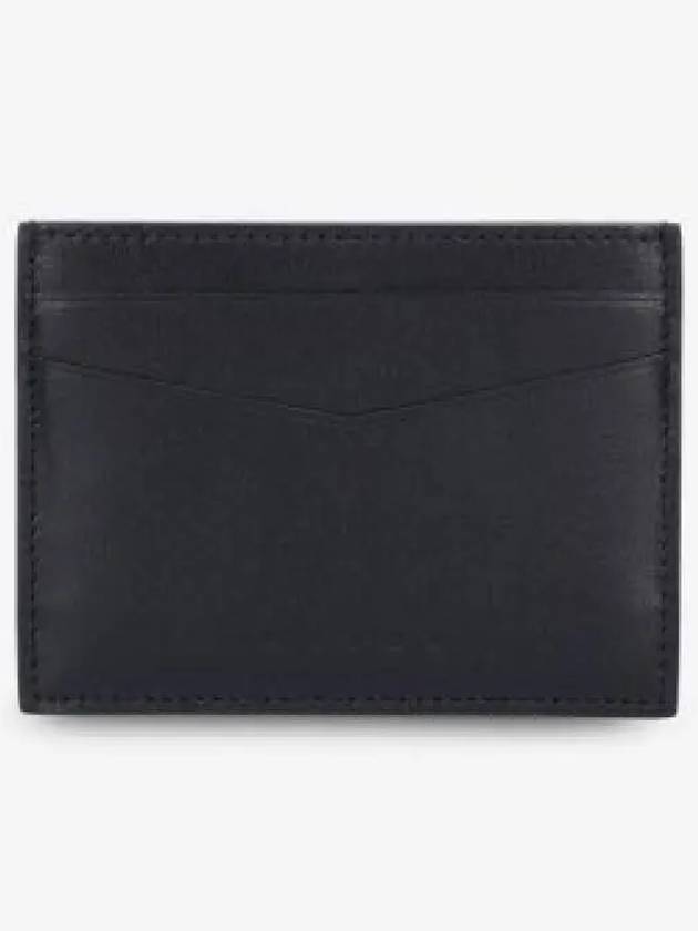 Flat Leather Card Wallet  Black - MARNI - BALAAN 1