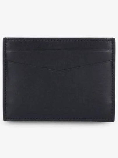 Flat Leather Card Wallet  Black - MARNI - BALAAN 2