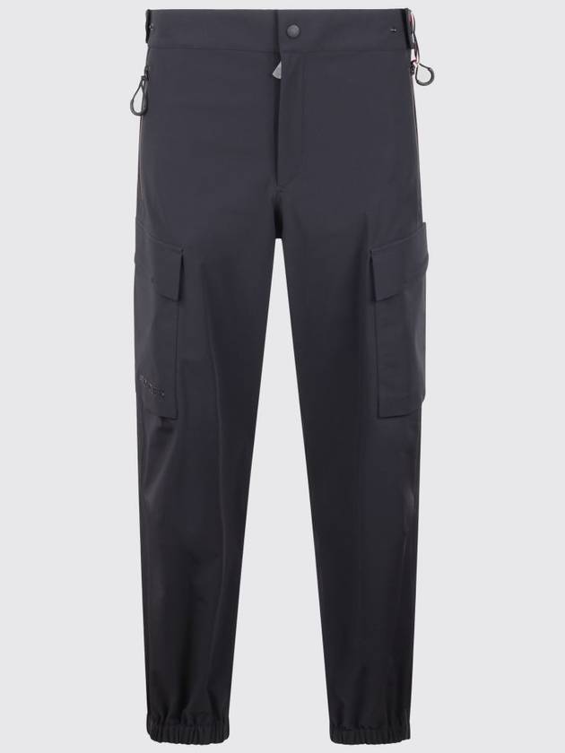 Grenoble Cargo Straight Pants Black - MONCLER - BALAAN 2