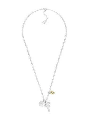 Cannage Pendants Necklace Silver - DIOR - BALAAN 1