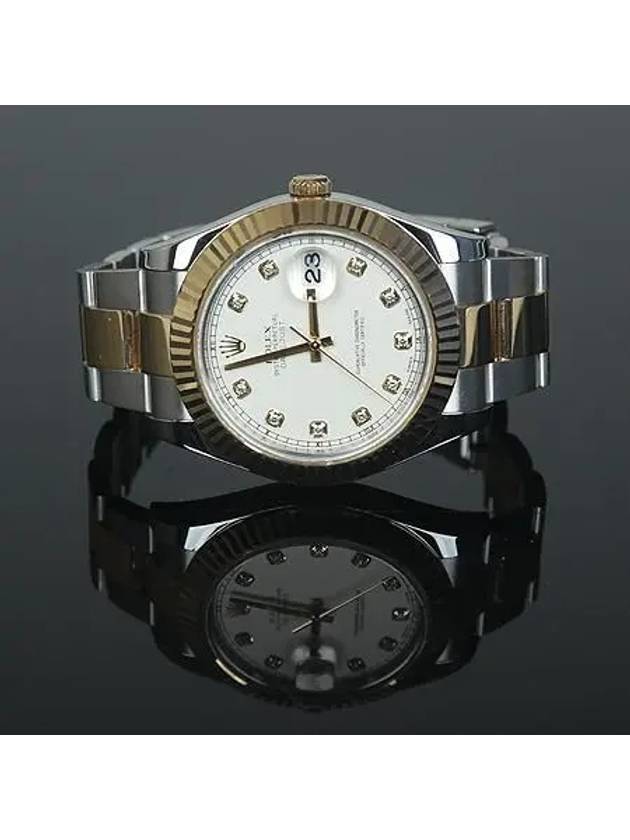 Rolex 116333 10 Point Diamond 18K Combi Datejust 41MM Men s Watch - ROLEX - BALAAN 4