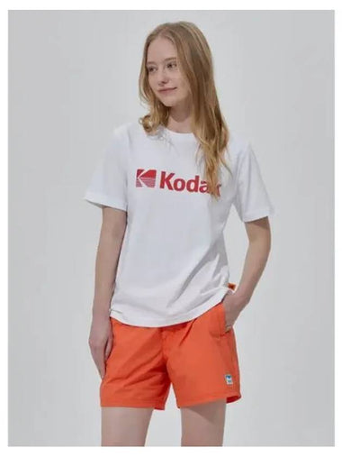 KODAK Apparel big logo aero cool short sleeve t shirt white - KODO - BALAAN 1