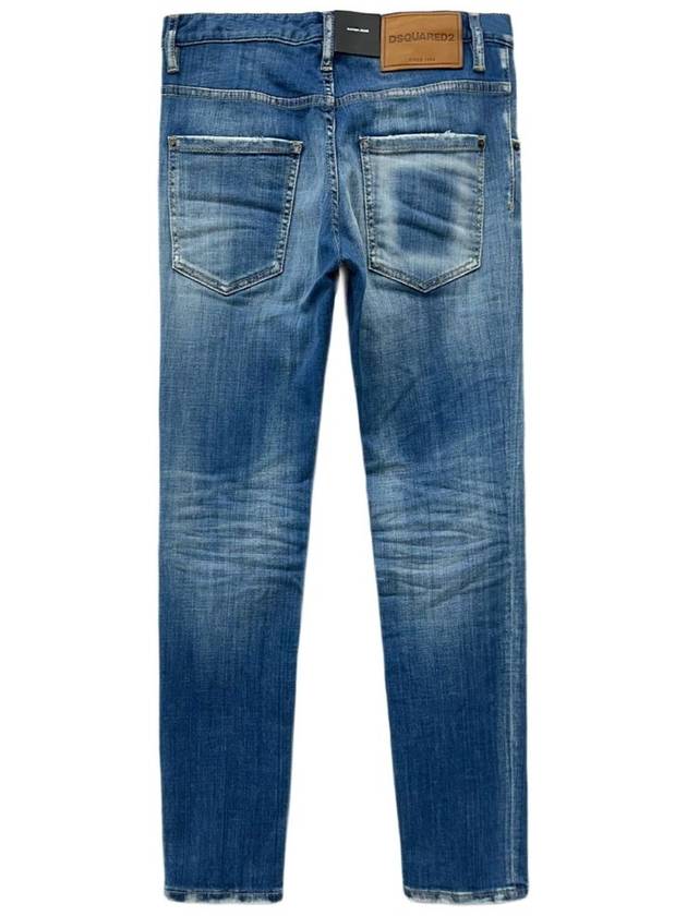 Skater Wash Cotton Jeans Blue - DSQUARED2 - BALAAN 3