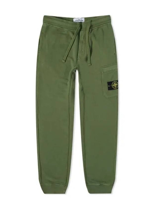 Side Patch Drawstring Track Pants Green - STONE ISLAND - BALAAN 2