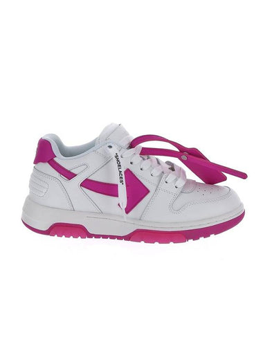 Pink Arrow Out of Office Low Top Sneakers White - OFF WHITE - BALAAN 1