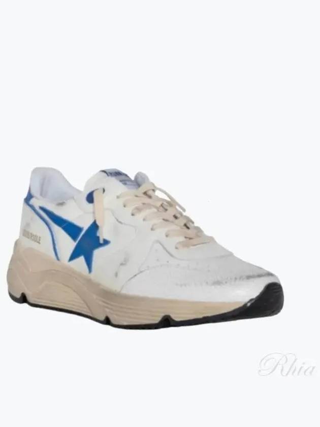 Running Sole Low Top Sneakers White Blue - GOLDEN GOOSE - BALAAN 2