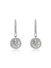 Una Angelic Crystal Drop Earrings Silver - SWAROVSKI - BALAAN 3