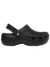 Classic Platform Clog Sandals Black - CROCS - BALAAN 6