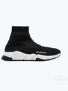 Speed Trainer  High Top Sneakers Black White - BALENCIAGA - BALAAN 2