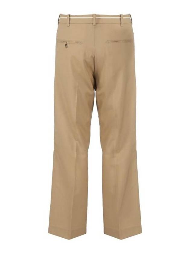 Wool Straight Pants Beige - MARNI - BALAAN 3