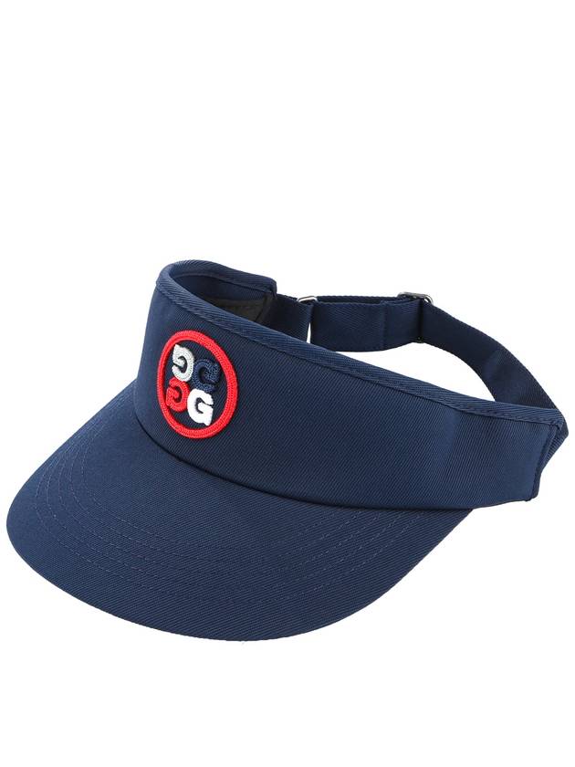 Circle GS Logo Stretch Twill Visor Navy - G/FORE - BALAAN 2