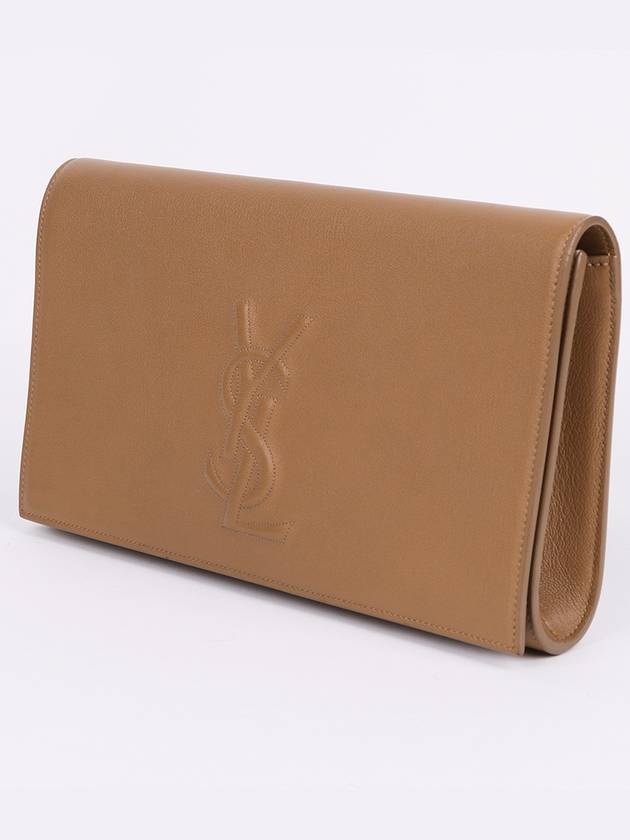 YSL Bel de Jour Brown Clutch Bag 361120 - SAINT LAURENT - BALAAN 3