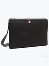 4-Bar Leather Shoulder Bag Black - THOM BROWNE - BALAAN 2