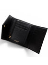 Matelasse Monogram Quilting Flap Half Wallet Black - SAINT LAURENT - BALAAN 6