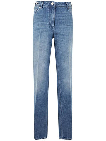 Versace Pant Denim Stone Wash Denim Fabric With Special Compund Clothing - VERSACE - BALAAN 1