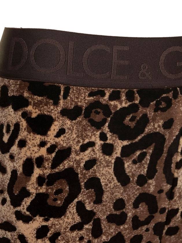 Leopard Leggings FTCQKTFJ7D5 S8350 JACQUARD B0170470767 - DOLCE&GABBANA - BALAAN 4