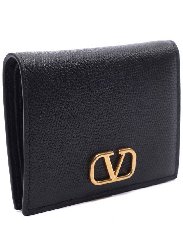 Women s V Logo Half Wallet 5W0P0R39 SNP 0NO 24F - VALENTINO - BALAAN 3