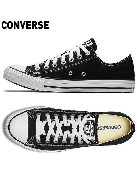 Chuck Taylor All Star Classic Low Top Sneakers Black White - CONVERSE - BALAAN 2