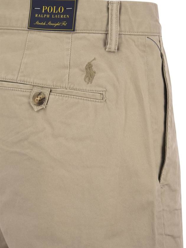 Stretch Classic Chino Shorts Beige - POLO RALPH LAUREN - BALAAN 5