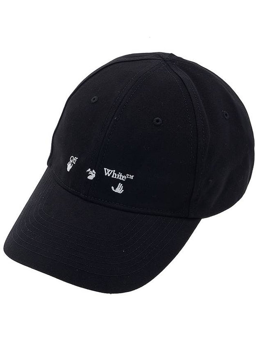 logo base ball cap black - OFF WHITE - BALAAN.