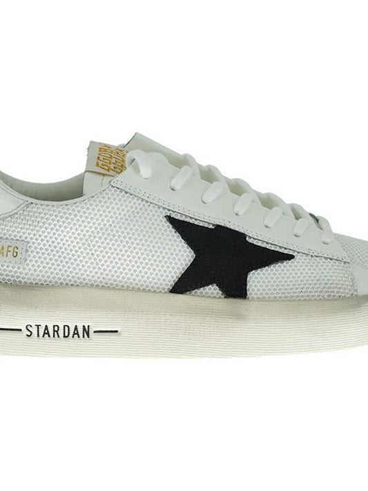 Star Patch Lace Up Low Top Sneakers White - GOLDEN GOOSE - BALAAN 2