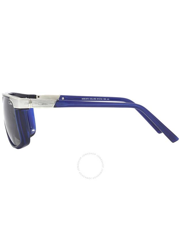 Cazal Grey Square Unisex Sunglasses CAZAL 673 002 61 - CAZAL - BALAAN 3