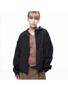 Four Woman Women s W243OT01BK Crop Hooded Windbreaker Jumper Black - CHANCE'S NOI - BALAAN 7