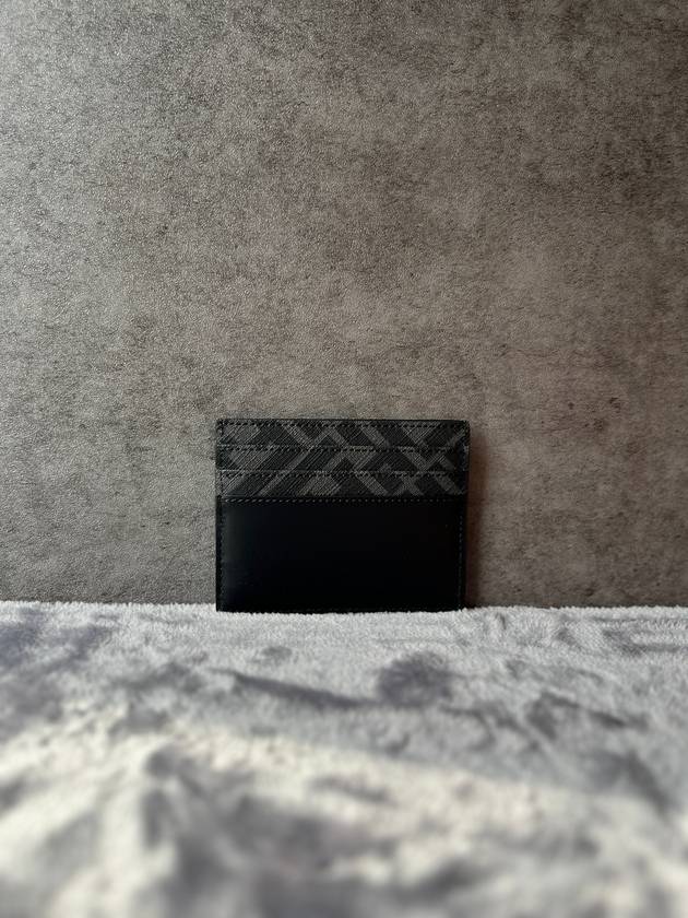 FF Square Leather Card Wallet Black - FENDI - BALAAN 4