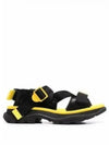 Tread Velcro Sandals Yellow Black - ALEXANDER MCQUEEN - BALAAN 2