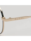 Eyewear Optical Frame Metal Glasses Black Gold - GUCCI - BALAAN 10