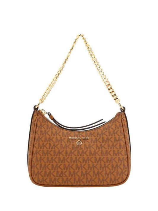 Jet Set Charm Small Nylon Gabardine Shoulder Bag Brown - MICHAEL KORS - BALAAN 1