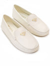 Women s Driving Loafers Ivory 1DD081 F005 - PRADA - BALAAN 2