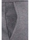 4 Bar Loopback Wool Track Pants Light Grey - THOM BROWNE - BALAAN 4