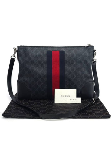 474139 Tricolor stitch shoulder bag cross - GUCCI - BALAAN 1