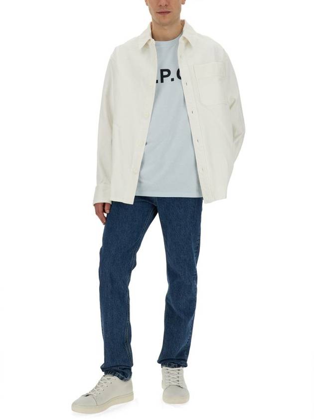 Basile Brodee Long Sleeve Shirt White - A.P.C. - BALAAN 3