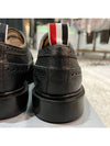 Men's Classic Long Wing Brogue Lace Up Brogue Shoes Black - THOM BROWNE - BALAAN 10