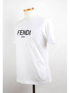 Rome Logo Short Sleeve T Shirt S - FENDI - BALAAN 3