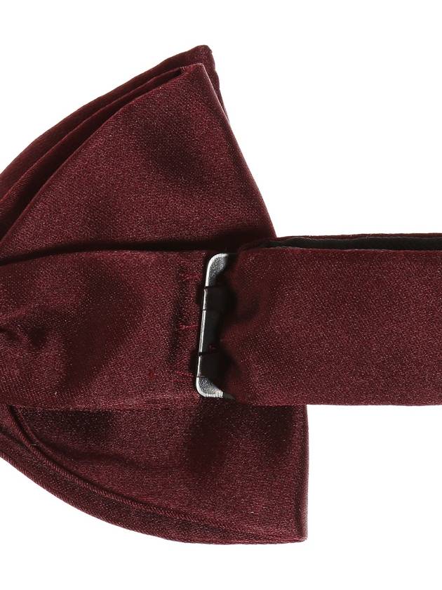 Lanvin Silk Bow Tie, Men's, Burgundy - LANVIN - BALAAN 4