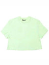 Aurelia Crop Short Sleeve T-Shirt Patina Green - J.LINDEBERG - BALAAN 2