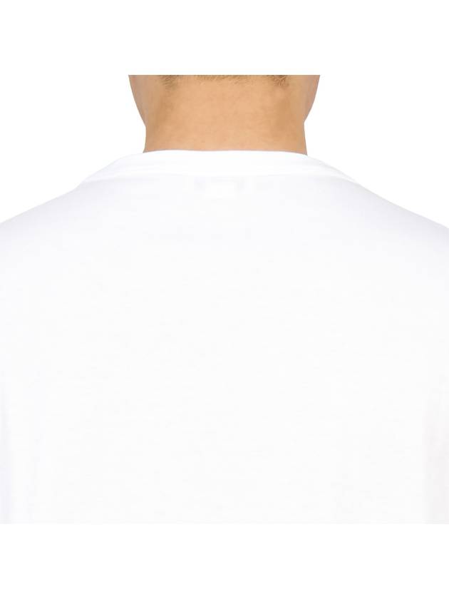 Logo Stamp Short Sleeve T-Shirt White - ALEXANDER MCQUEEN - BALAAN 8